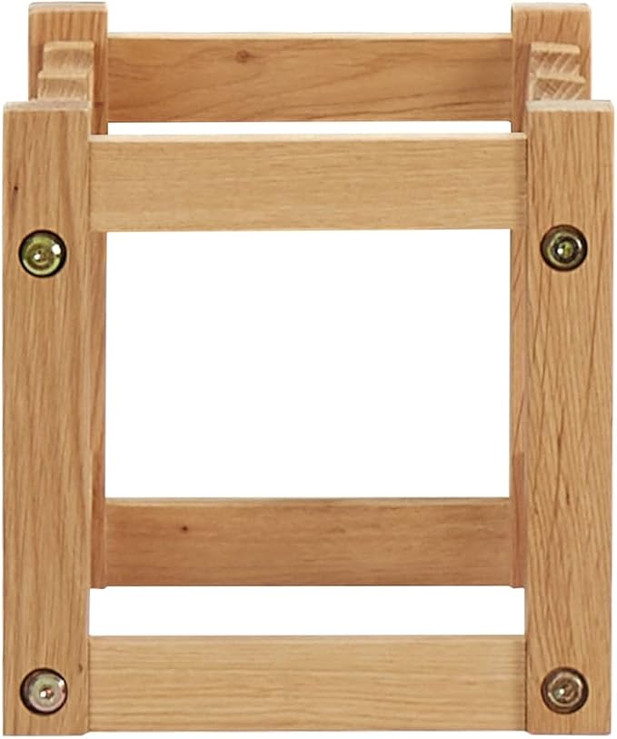 Soporte para Vino SKM para 6 Botellas de Roble Sólido miniatura 4