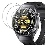 【3枚入り】For HUAWEI WATCH GT5 Pro/HUAWEI WATCH GT 6 Pro 46mm フィルム Greerass GT5 Pro/GT 6 Pro 46mm 対応 ガラスフィルム 高透過率 高タッチ感 保護フィルム 旭硝子素材 飛散防止 衝撃吸収 撥水撥油 指紋防止 自動吸着 気泡レス 貼り付け簡単