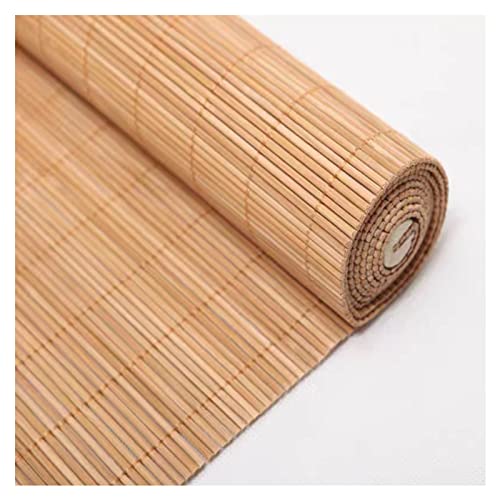 SHUDONGDEN Estor Enrollable De Bambú Natural,Persianas Enrollables De Bambú para Exteriores, Decoración Retro, Transpirables, Tejidas A Mano, Personalizables, para Interiores,W140xH240cm/55x95in Cover