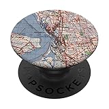 deutschland 1944 landkarte PopGrip mit Austauschbarem Deckel; tauschen Sie ihr PopTop für ein anderes Design aus oder entfernen Sie es vollständig um kabellose Ladefunktion zu ermöglichen. (Nicht kompatibel mit Apple MagSafe kabelloses Ladegerät oder MagSafe Wallet).