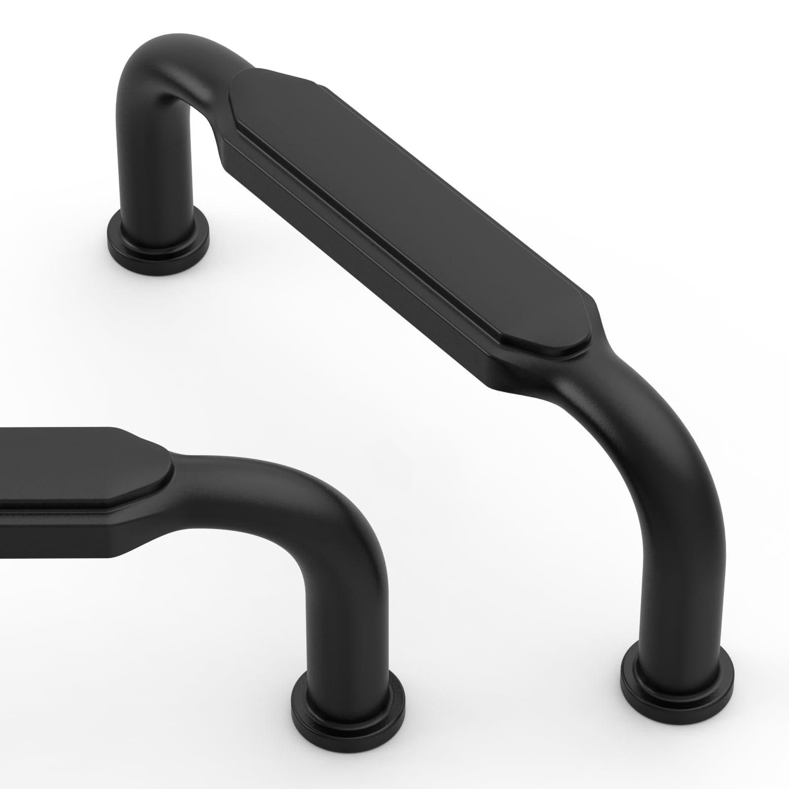 Photo 1 of Asidrama 10 Pack 3 Inch(76mm) Matte Black Kitchen Cabinet Handles Black Cabinet Pulls Cabinet Hardware for Cupboard Drawer