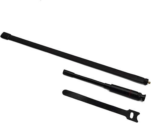 Miniatura 7 de TWAYRDIO Antena táctica CS 144/430MHz 2M/70CM 18.7 pulgadas plegable BNC antena para ICOM IC-A14 IC-V8 Vertex HX300 HX320 Kenwood TK100 TK200 Radio
