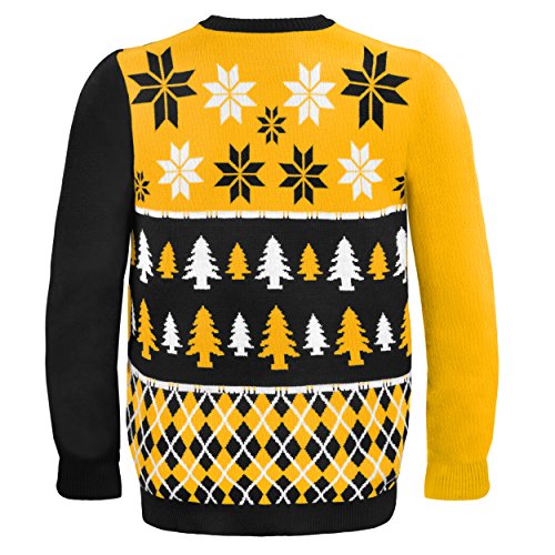image for FOCO NFL Pittsburgh Steelers BUSY BLOCK Ugly Sweater, XX-Large
