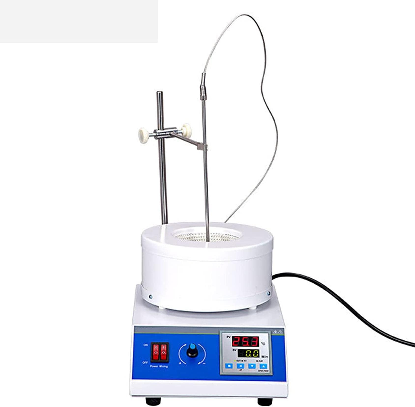 Manto Calefactor Digital De 500 Ml, 2000 RPM, 380 ℃, Control De Temperatura Inteligente, Agitador Magnético, Manto Calefactor, 250 W, para Calentar Y Agitar Líquidos En L