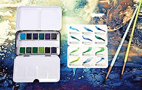 Prima Marketing 642143 Watercolor Confections Watercolor Pans, Currents - 12 per Pack