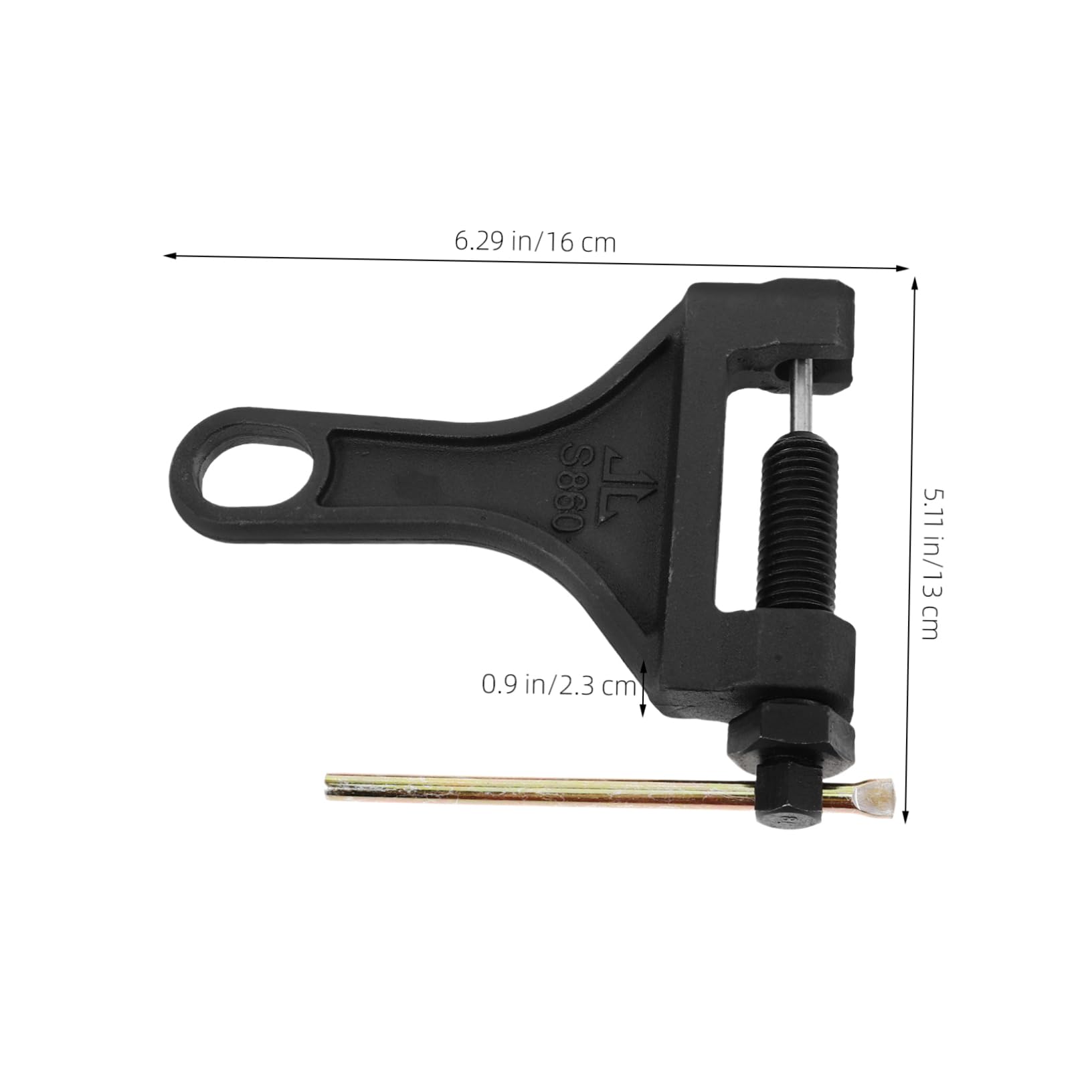 Anneome Kit de Herramientas para Romper Cadenas de Motocicletas Divisor de Cadena de Bicicleta para Reparación Removedor de Eslabones de Cadena de Bicicleta Material de Hierro Fácil de Usar