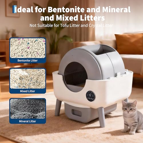 Automatic Self-Cleaning Cat Litter Box 76L Large Capacity for Multiple Cats - Image 4