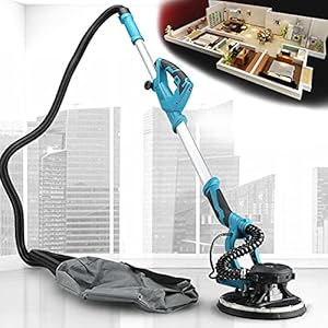 Telescopische elektrische gipsplaatschuurmachine, opvouwbare wandschuurmachine, met automatisch stofzuigsysteem, 5…