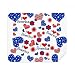 USA Love Heart Flower Festival Pattern Cleaning Cloth Screen Cleaner 2pcs Suede Fabric
