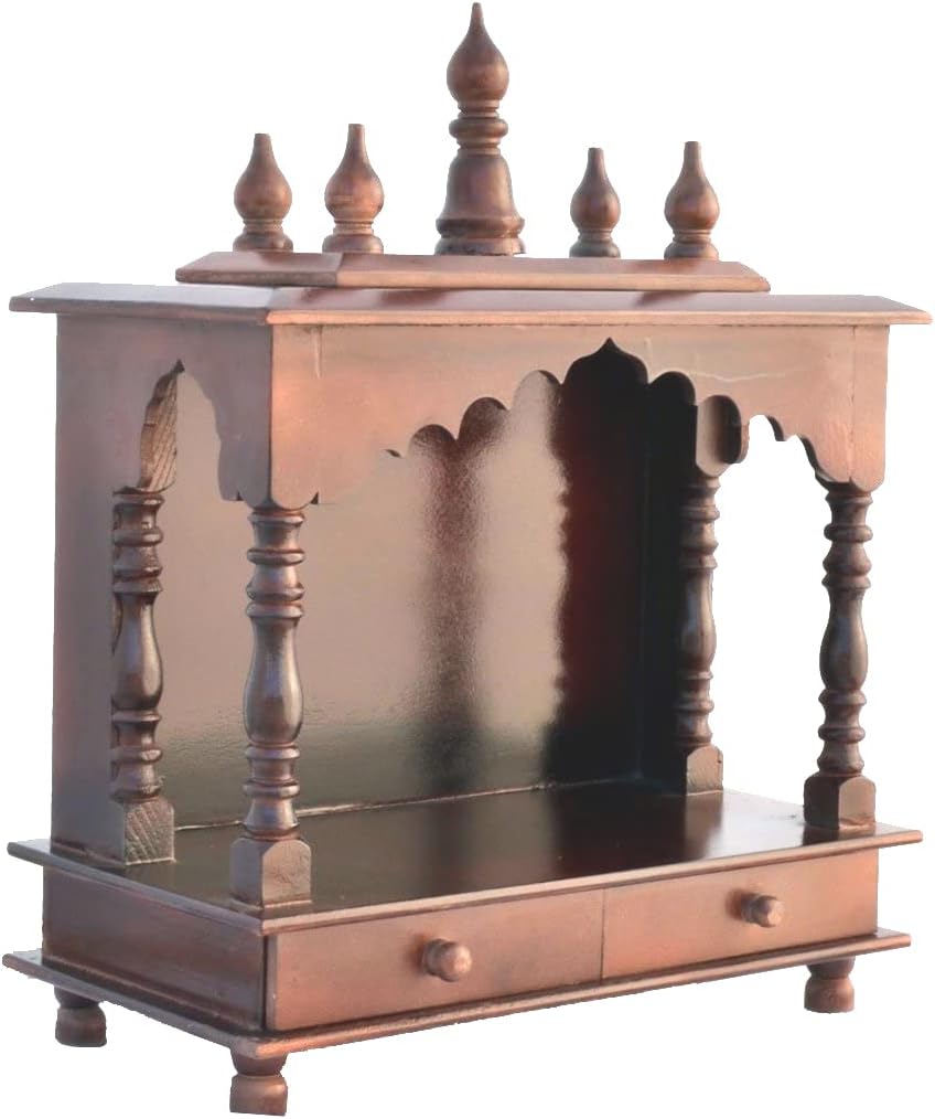 Kamdhenu art and craft Wooden Temple/Home Temple/Pooja Mandir/Pooja Mandap/Temple