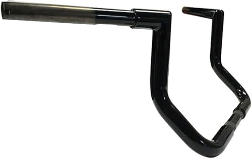 Miniatura 2 de Dominator Industries Manillar Bagger Ape de corte ingletador de 1 1/4 pulgadas, elevación de 10 pulgadas, negro brillante, compatible con Electra