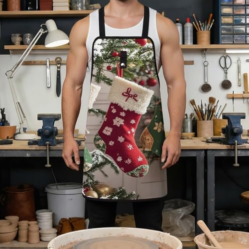 Delantal de trabajo ajustable para hombres y mujeres miniatura 4