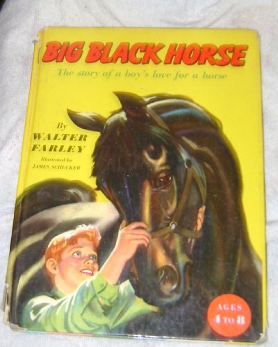 Big Black Horse the Story of a Boy's Love for a... B002UR2LEE Book Cover