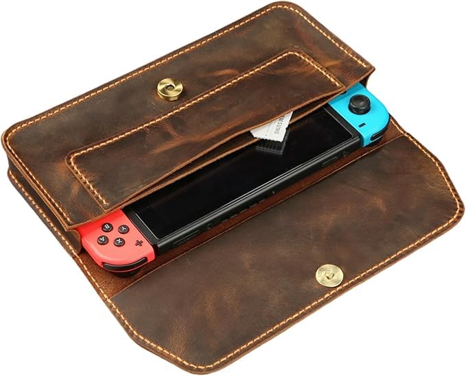 Amazon | ヴィンテージレザー Nintendo Switch 2専用 ケース 本革