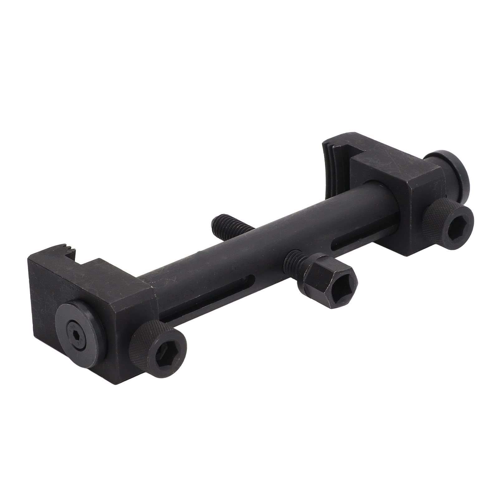 Extractor de polea de transmisión acanalada universal Extractor de cigüeñal de acero al carbono ajustable Extractor de polea para coches Herramienta reparación automotriz Para mecánicos aficionados