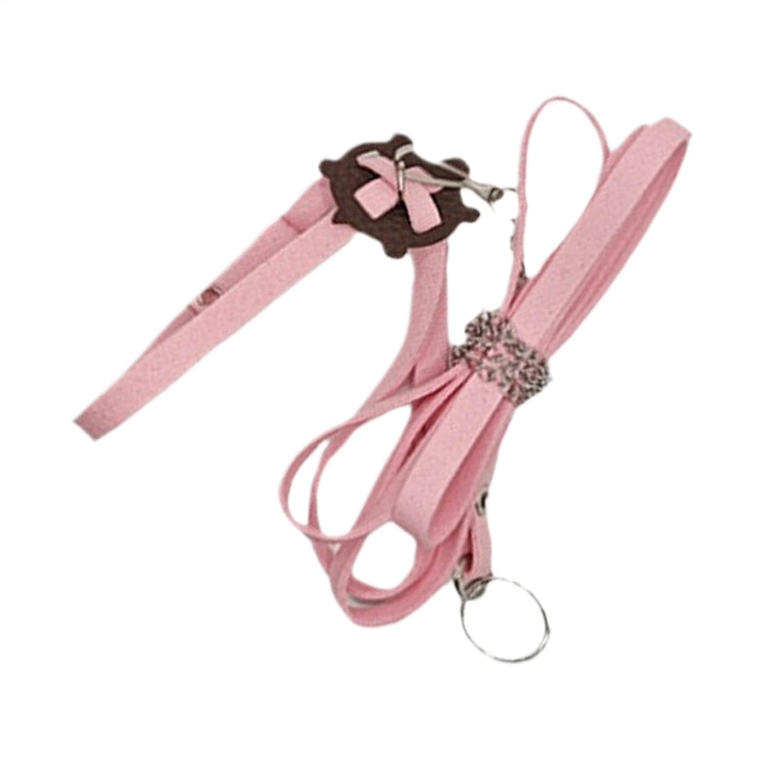 Laisses de Coffre de Tortue, Harnais d'extérieur en Cuir PU - Collier de Poitrine Souple