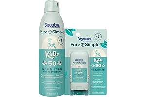 Coppertone Pure and Simple Kids Mini Spray Sunscreen Pack