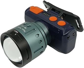 WT-719 4200 L men  arjl  Kafa Lambas  Hareket Sens rl   arj G stergeli Gt100 Led Zoom Waterproof Kafa Feneri [Enerji S n f  B]