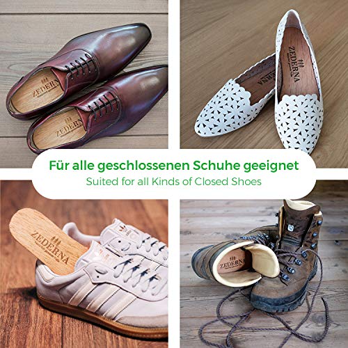 Zederna Cedar Wood Shoe Insoles 1 Pair, Cedar/RedUS M 14/ EU 48 - Thumbnail 3