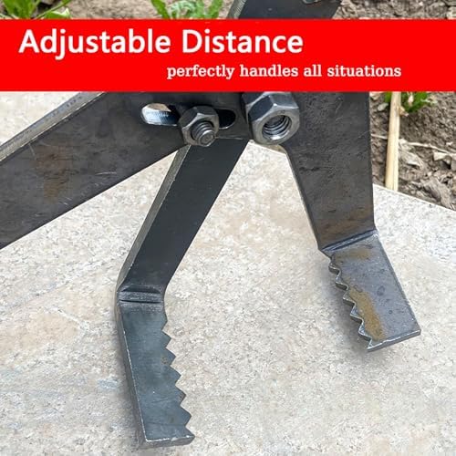 Heavy Duty Post Puller - Quick Extraction Lifter with Anti-Slip Grip, Ideal for Metal Stakes, Bamboo, Steel Pipes - Effortless Fence Pole Lifter for Easy Use