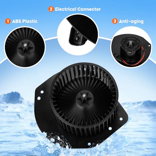 Image of HVAC Blower Motor with Fan Cage Fit for Ford 1980-2011| Fit for Lincoln 1980-1997| Fit for Mercury 1979-2011 Replaces 700014 1W7Z 19805 BA