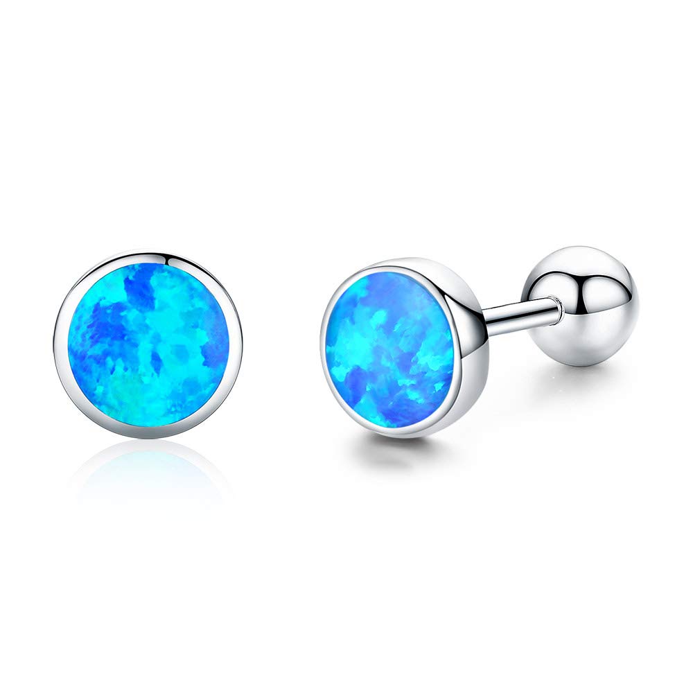 TANGPOETEarrings for Women 925 Sterling Silver Stud Earrings for Sensitive Ear Valentine's Day Birthday Gifts for Teenage Ladies