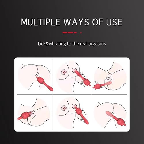 Miniatura 2 de cwamen Vibrador de juguete rosa para mujeres, lamer el clítoris, vibradores de punto G para mujeres, consolador de pezón de clítoris, estimulador de