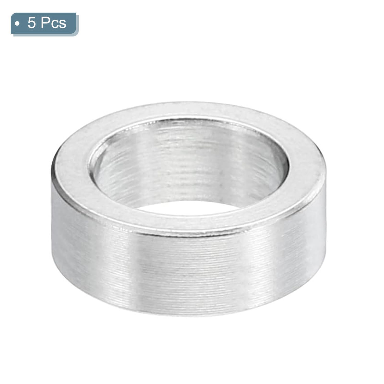 TOP-VIGOR 5Pcs M8 Aluminum Spacer, 8.2mm ID x 12mm OD x 5mm Length Metal Spacer - Image 3