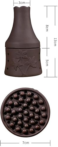 Miniatura 2 de Purple Sand Gua Sha Pot Mini Masaje Moxibustión Shell Moxa Herramienta