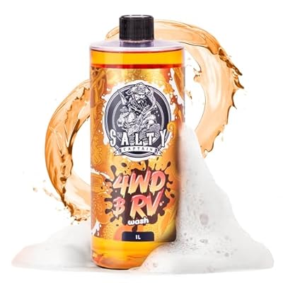 Salty Captain 4WD & RV Wash Detergent – Foaming Car Wash Soap for Foam Cannons, Foam Guns or Bucket Washes – Lab Tested Cleaner for Vehicles with Anti-Rust Protection & Safe on All Surfaces Formula