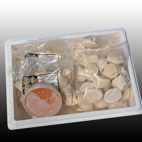 [北海道根室市] たこ唐揚げ250g×2P、ほたて貝柱500g×1P、いくら醤油漬け100g×1P C-30074[配送月(年明け含む)の指定は不可]