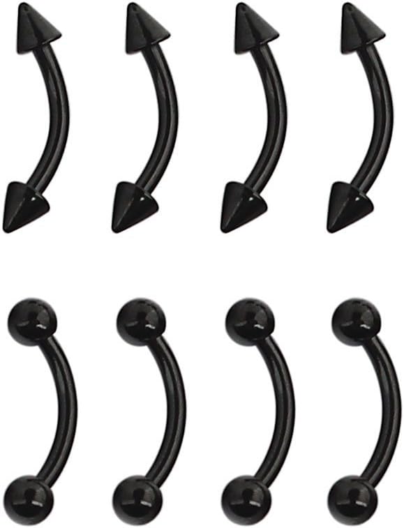 Great my shop 16G Externally Threaded Curved Barbell