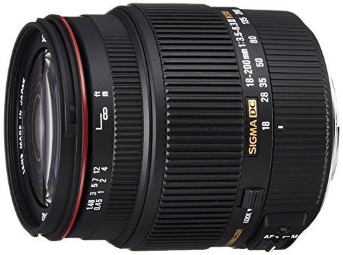 Super Deal Product Sigma 18-200mm F3.5-6.3 II DC OS HSM Lens for Sigma SLR Camera