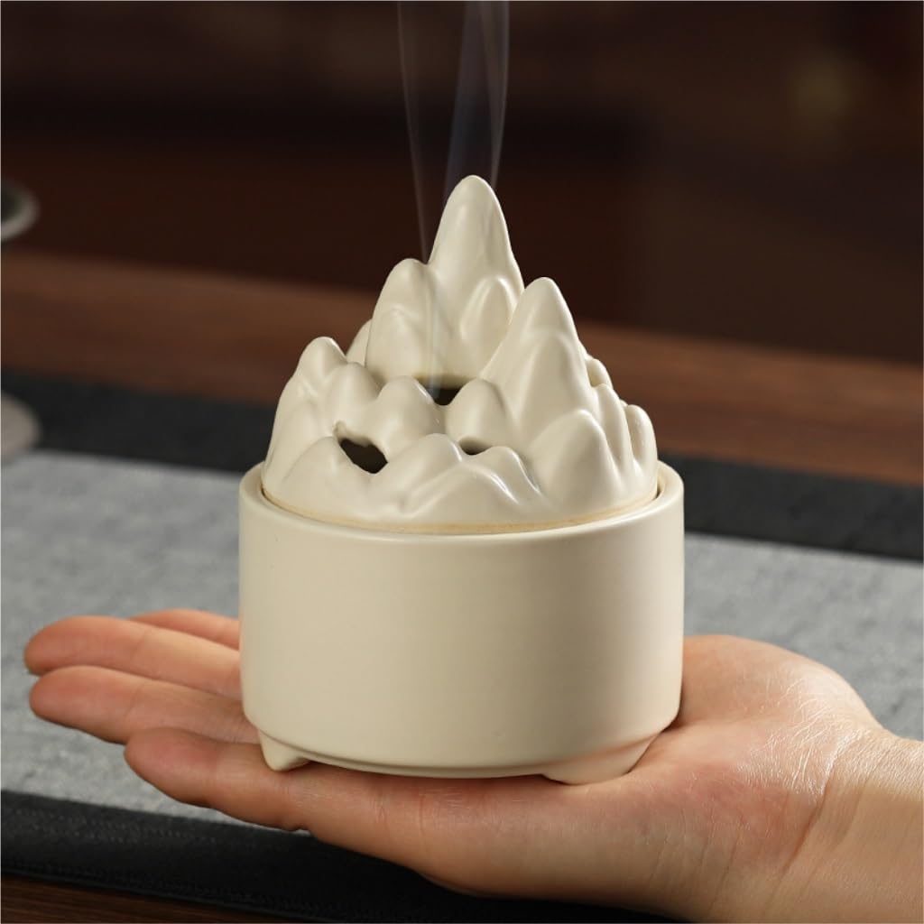 Amazon.co.jp: 使いやすさを追求した ホワイトセラミック香炉家庭用