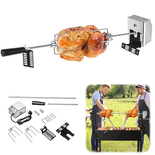 Aufun Asador Giratorio Eléctrico 107 cm