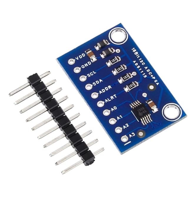 roboticssign ADS1115 16-Bit ADC- 4 Channel with Programmable Gain Amplifier with Wide Supply Range: 2.0v To 5.5v Low Current Consumption-picture-14