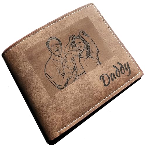 Personalised Photo Wallet with Coin Pocket Personalized Custom Gi...