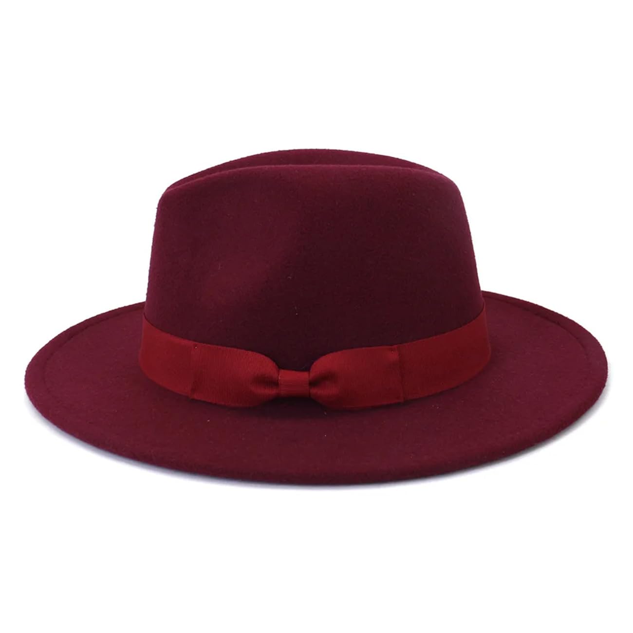 Cappello Fedora da donna, elegante, per feste in chiesa, da viaggio, a tesa larga, cappelli da matrimonio