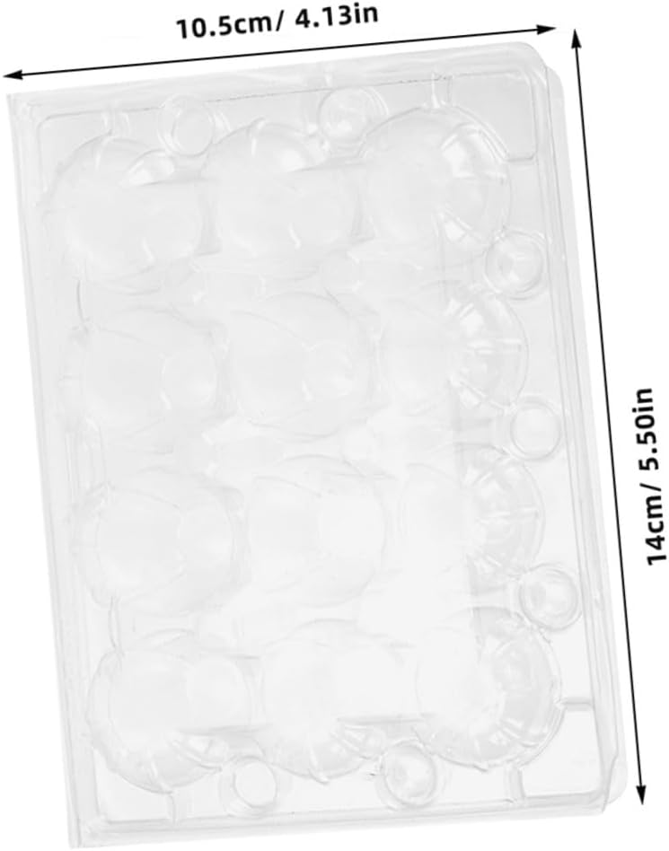 Didiseaon 70pcs Quail Egg Cartons Plastic Tray with Spacesaving Stackable Structure and Convenient Access for Farm Market and Farm Deliveries