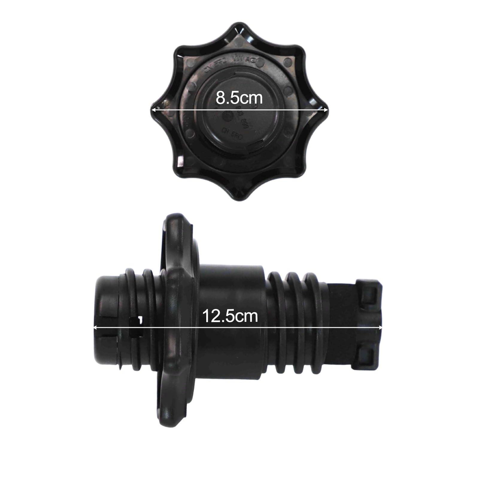 Vite per ruota di scorta, 5GG803899, ABS resistente, nero, per Golf, Passat, Tiguan, Q3, A3, T-Roc 2013-2022