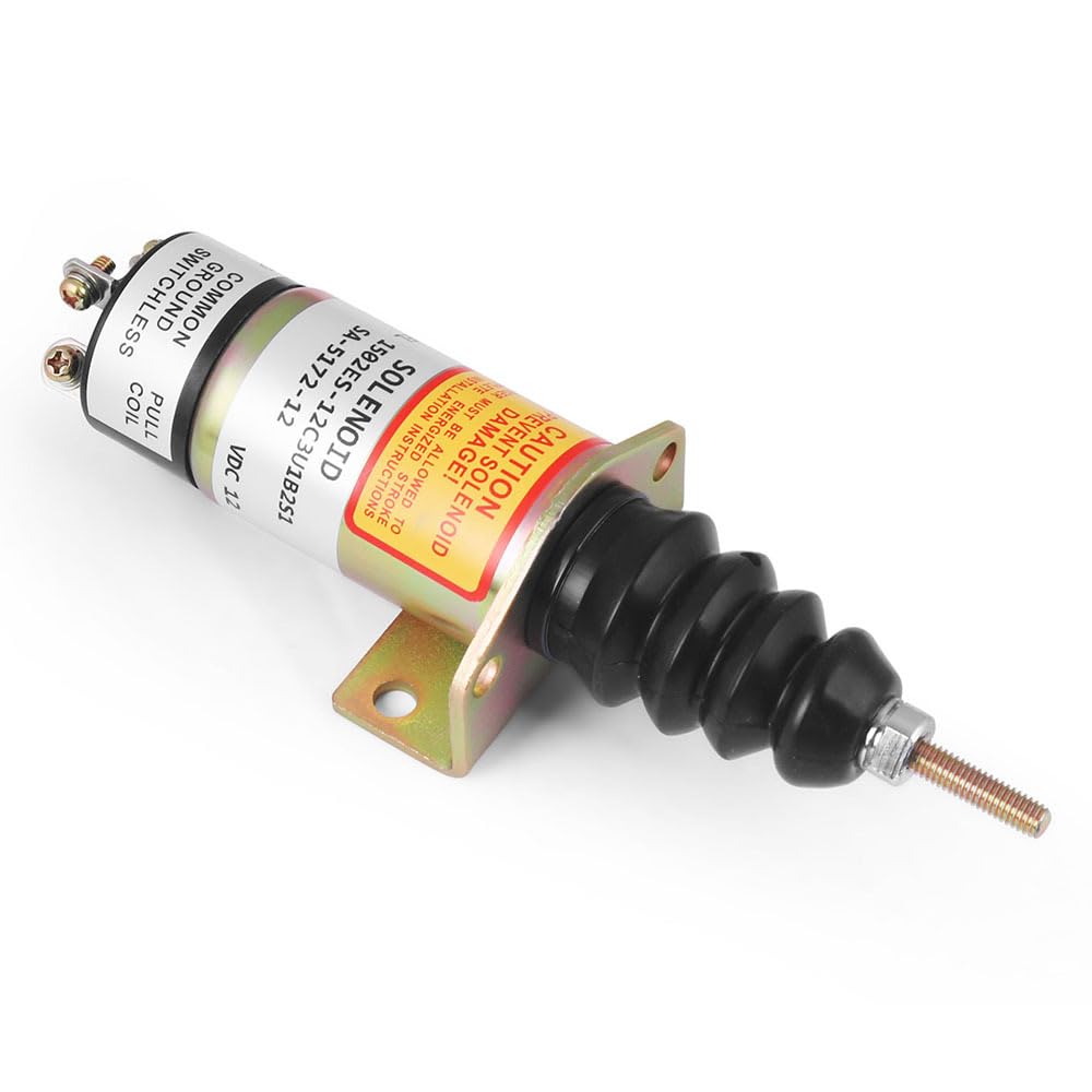 12V spegnimento solenoide motore diesel arresto solenoide con 3 terminali SA-5172-12 1502ES-12C3U1B2S1 per Woodward