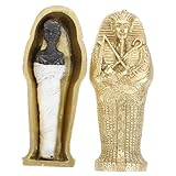 HOLIDYOYO Estatua De Faraón Egipcio Resina Decoración Chic y Delicada Adorno De Mesa para Oficina y Hogar Escultura Duradera y Creativa Detalles Exquisitos y Textura Atractiva