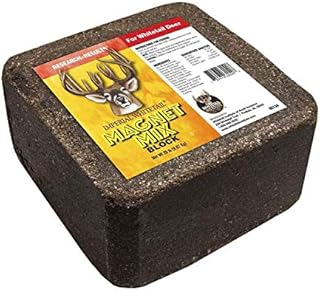 Whitetail Institute Magnet Mix Deer Attractant Block Portable Mineral Salt Lick with Devour Flavor and Scent Enhancers, 20 Pounds, Multi