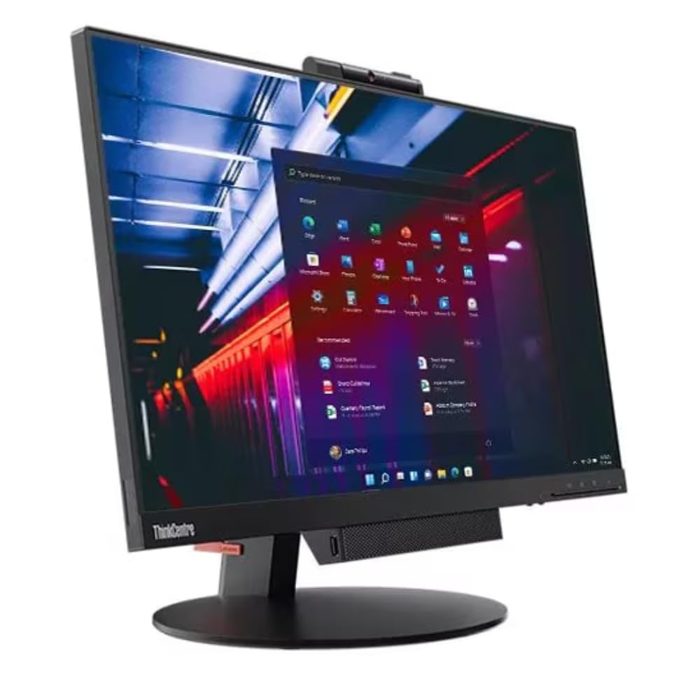 Lenovo All In One ThinkCentre TIO24 Gen3 24″ | Intel Core i5 8500T | DP USBC | 16 GB | 512GB | 24″Pollici WebCam Windows 11 Pro Microsoft Office 2021 Professional Garanzia 36 mesi (Ricondizionato)