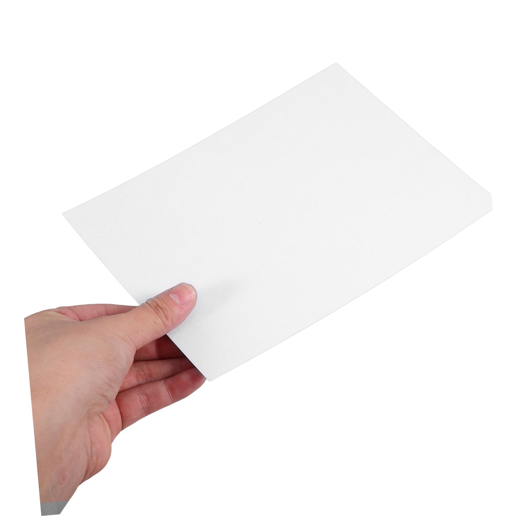 Couvertures de Reliure A5 en Papier Blanc 100 Feuilles pour Documents