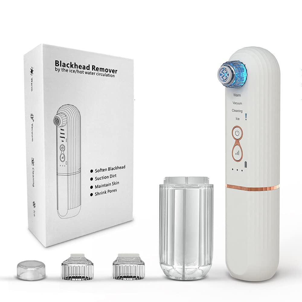 Five in one electric small bubble blackhead remover (White)