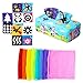 Chengstore Boîte à mouchoirs sensorielle Jouet pour bébé - Boîte à mouchoirs réutilisable, Jouet sensoriel en Peluche, boîte à mouchoirs en Peluche Douce et à Contraste élevé, Sens éducatif, pour Les