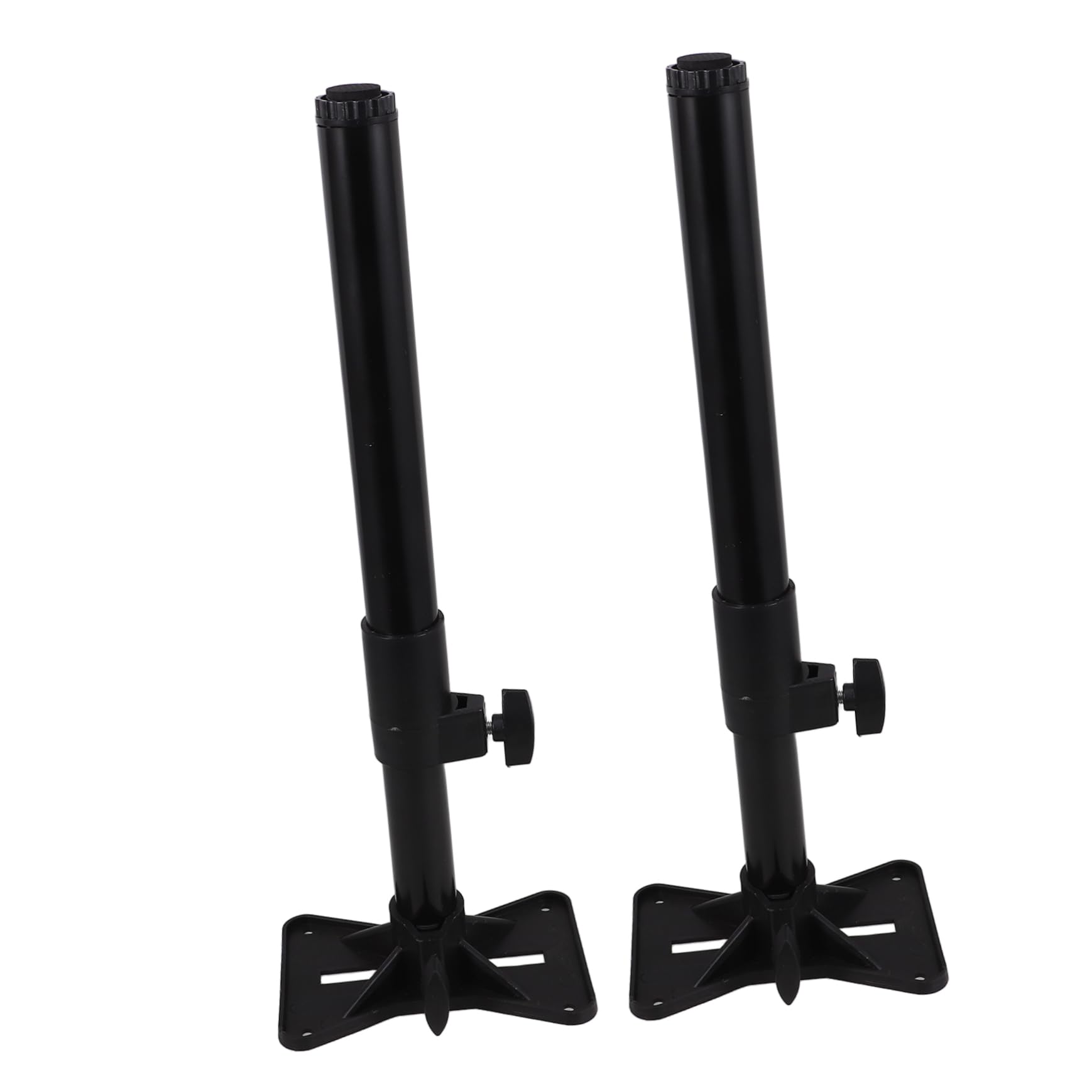Soportes Ajustables para Fregadero bajo Encimera Negro, 2 Piezas