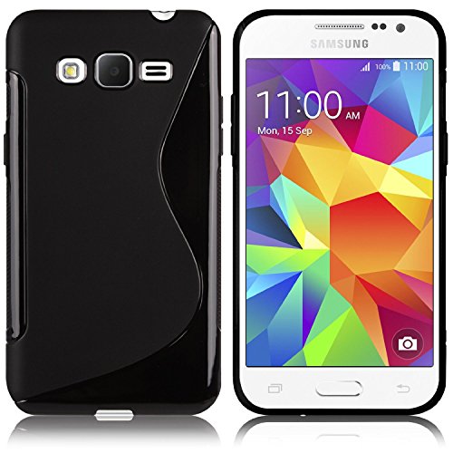 coque-personnalisable Coque Noire - pour Samsung Galaxy Grand Prime SM-G530F - Caoutchouc Souple Grande qualité Protection Totale (Samsung Galaxy Grand Prime SM-G530F)