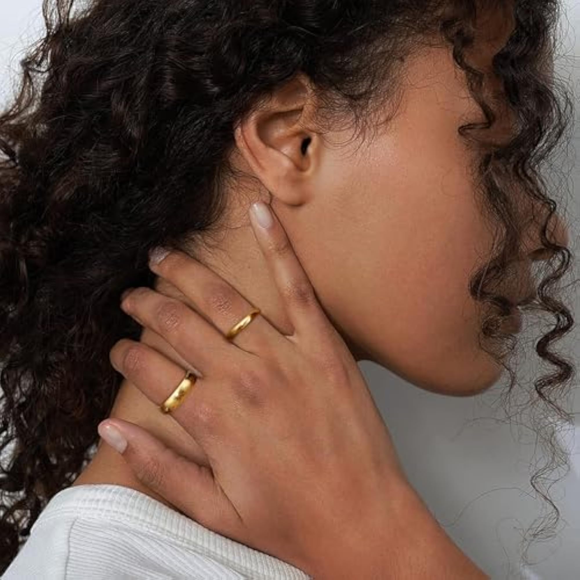 14K Gold Filled Ring, Simple Dome Comfort Fit for All